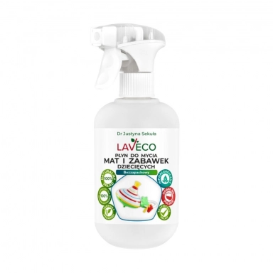 Płyn naturalny do mycia mat i zabawek dziecięcych - Bezzapachowy | Laveco