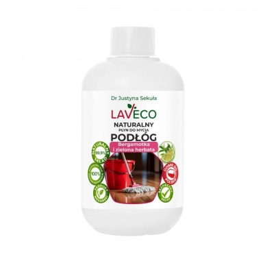 Płyn naturalny do mycia podłóg - Bergamotka Zielona herbata | Laveco