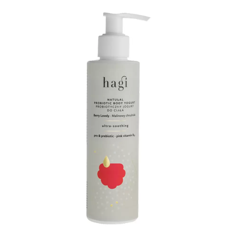 Probiotyczny jogurt do ciała – Malinowy Chruśniak | Hagi Cosmetics