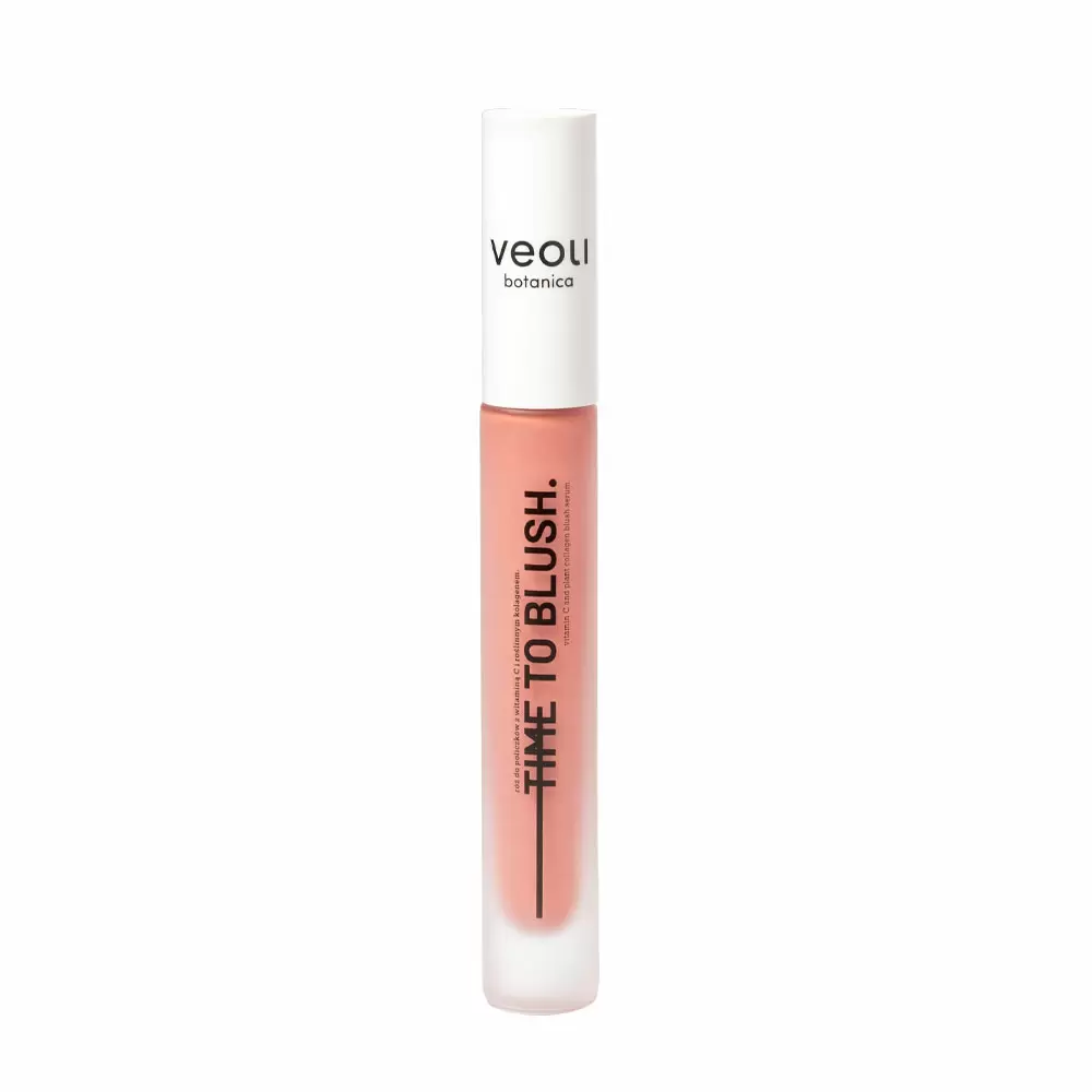 Róż do policzków z witaminą C i roślinnym kolagenem TIME TO BLUSH | Veoli Botanica