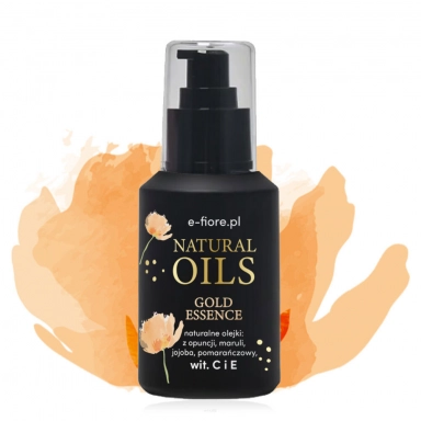 Serum olejowe do twarzy z witaminą C i E Gold Essence | e-FIORE