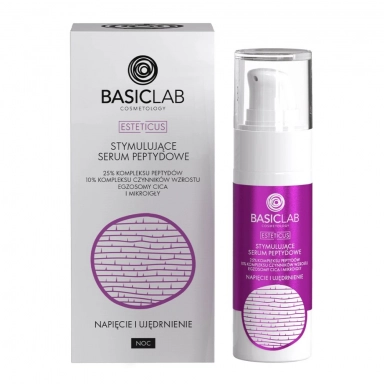 Serum peptydowe z 25% kompleksem peptydów, czynnikami wzrostu, egzosomami i mikroigłami | BasicLab