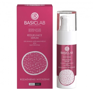 Serum redukujące z kwasem azelainowym 10% Rozjaśnienie i Wyciszenie | BasicLab