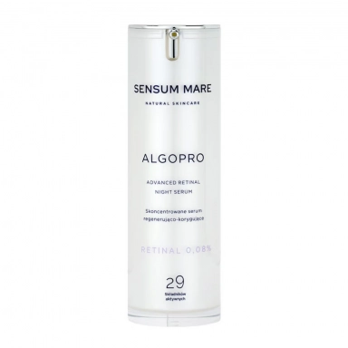 Serum regenerująco - korygujące z retinalem 0,08% i kompleksem fosfo-ceramidowym ALGOPRO | Sensum Mare