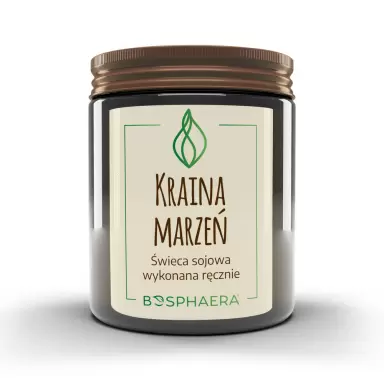 Sojowa świeca zapachowa Kraina Marzeń | Bosphaera