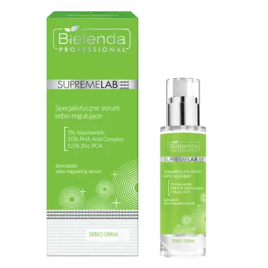 Specjalistyczne serum sebo-regulujące Supremelab Sebio Derm | Bielenda Professional