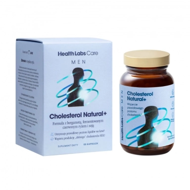 Suplement diety - Cholesterol Natural + Men | Health Labs Care