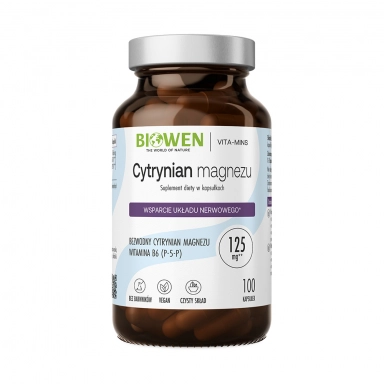 Suplement diety - Cytrynian Magnezu | Biowen