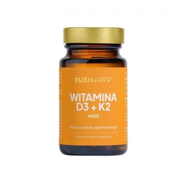 Suplement diety - Witamina D+K 4000 IU | Natu Care