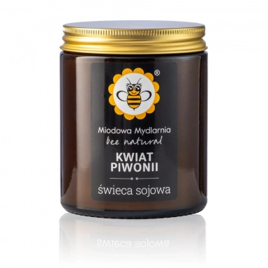 Świeca sojowa Kwiat piwonii | Miodowa Mydlarnia