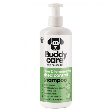 Szampon dla psów z aloesem i trawą cytrynową Shed Control | Buddy Care