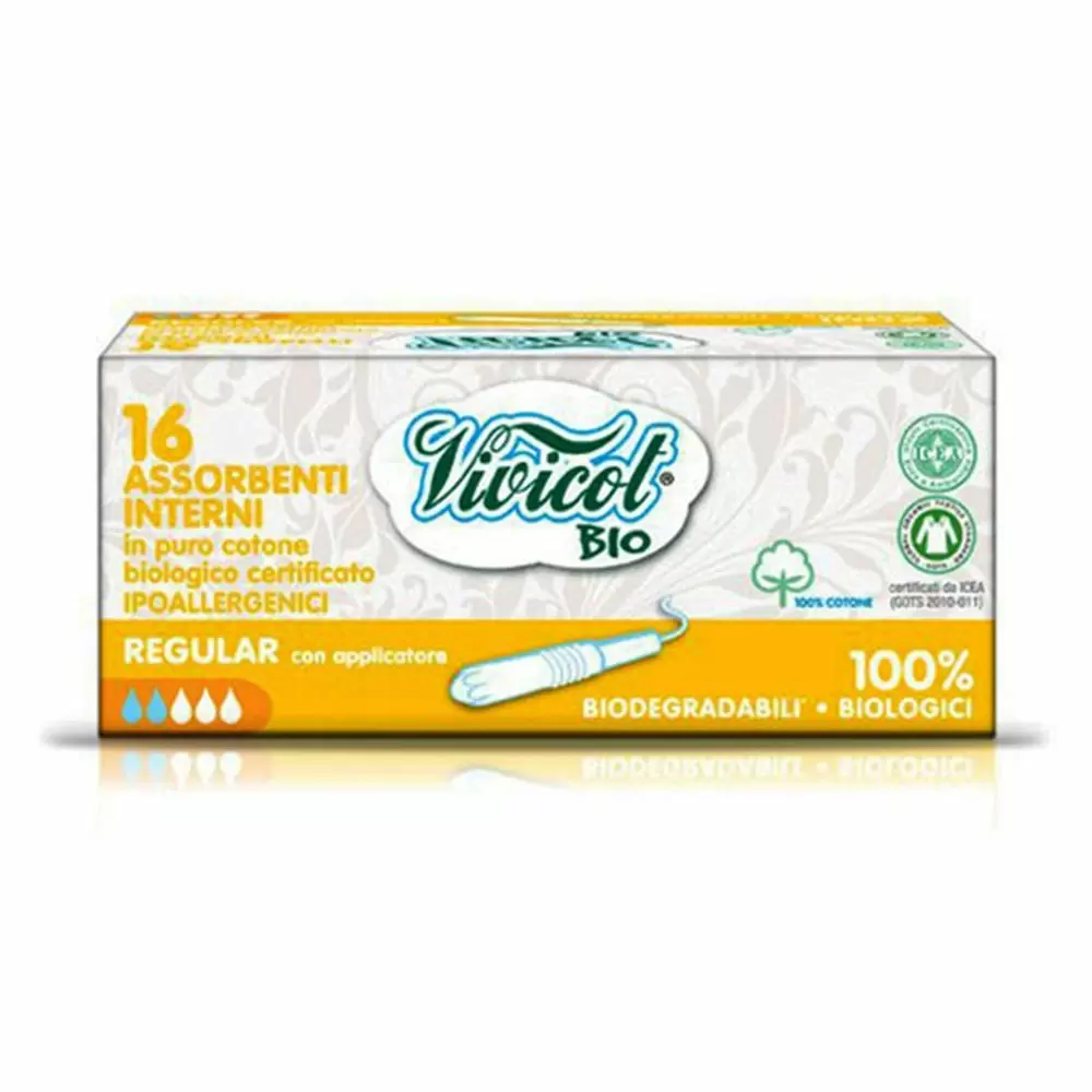 Tampony higieniczne REGULAR z aplikatorem | Vivicot