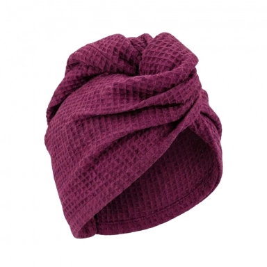 Turban do suszenia włosów 100% bawełna wafelkowa | babo