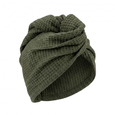 Turban do suszenia włosów 100% bawełna wafelkowa | babo
