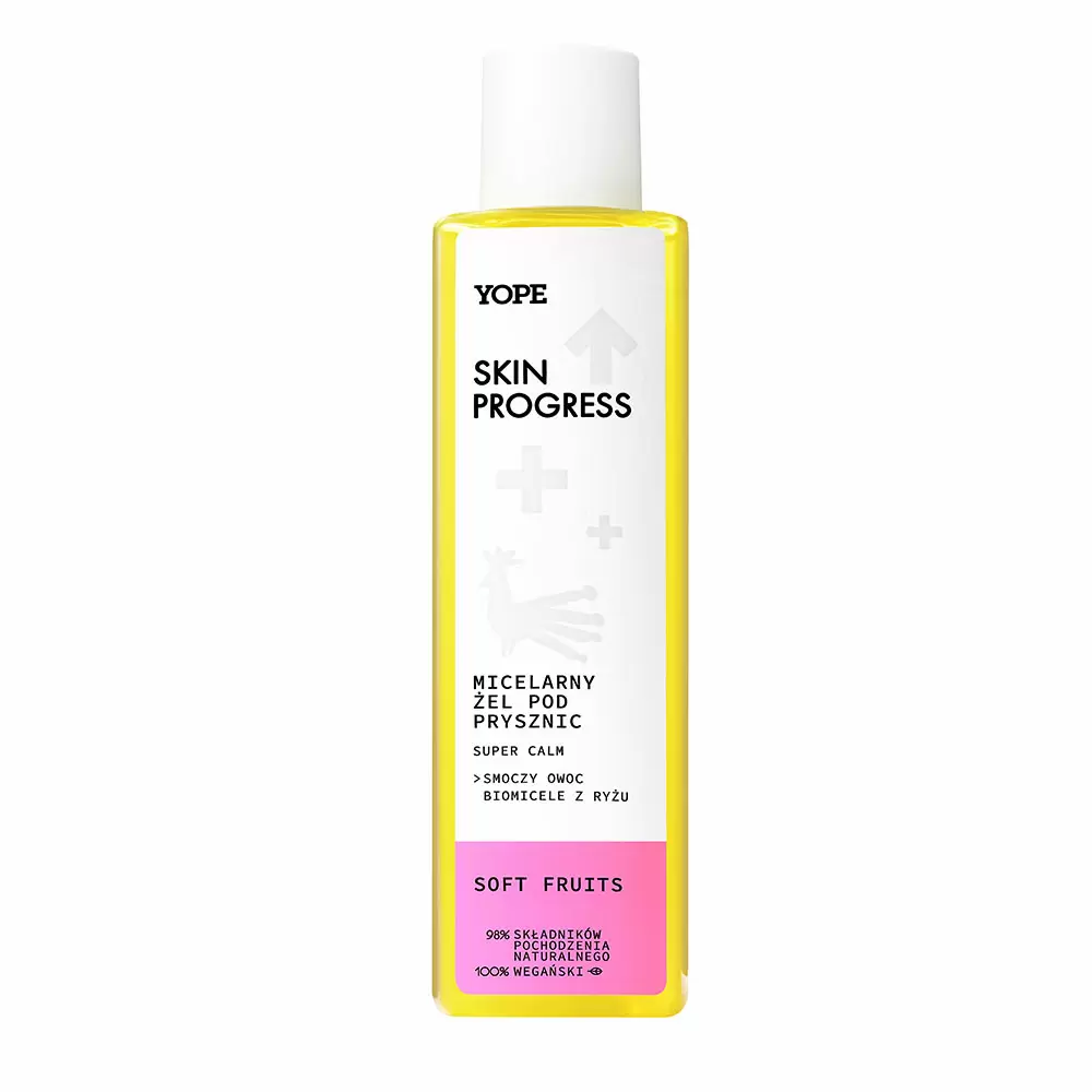 Żel micelarny pod prysznic Super Calm - SOFT FRUITS | Yope