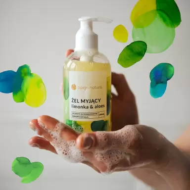 Żel myjący do twarzy i ciała Limonka i Aloes | Opcja Natura