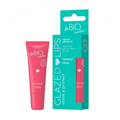 Żelowy olejek do ust Coconut Glass | beBIO