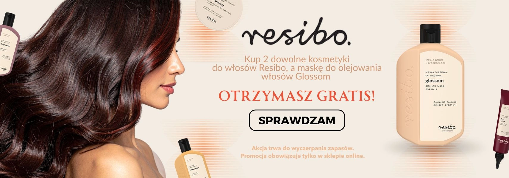 Przejdź do Maska do włosów GRATIS!
